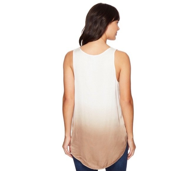 HEATHER BY BORDEAUX Women's Small Tank Top Lightweight 100% Viscose Neutral NEW - Picture 12 of 15